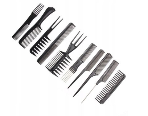 10 sztuk zestaw grzebień fryzjerski fryzjerstwo