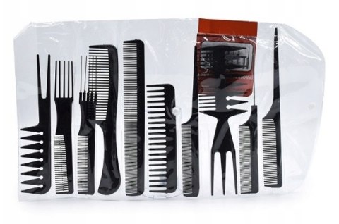 10 sztuk zestaw grzebień fryzjerski fryzjerstwo