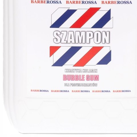 BARBEROSSA Bubble Gum 5 l szampon Velle Pro