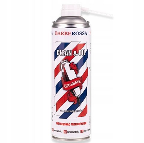 BARBEROSSA CLEAN OIL 5w1 CZYSZCZENIE MASZYNEK 500M Velle Pro
