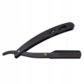 Brzytwa fryzjerska do golenia na żyletki czarna