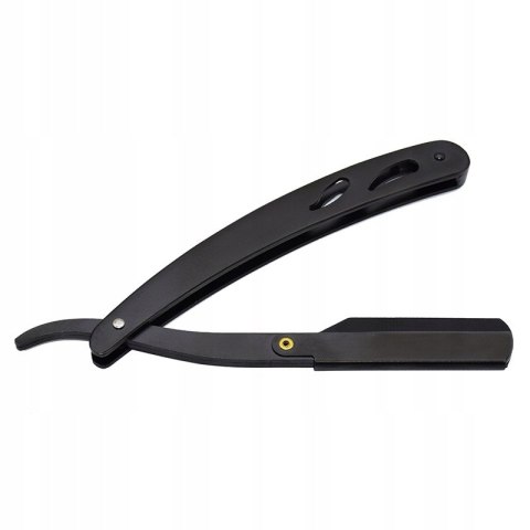 Brzytwa fryzjerska do golenia na żyletki czarna