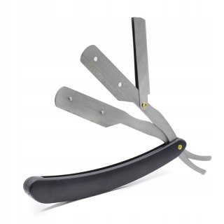 Brzytwa fryzjerska do golenia na żyletki srebrna