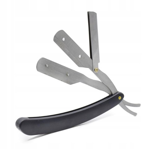 Brzytwa fryzjerska do golenia na żyletki srebrna