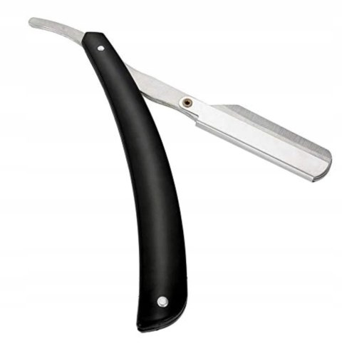 Brzytwa fryzjerska do golenia na żyletki srebrna