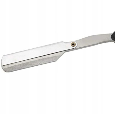 Brzytwa fryzjerska do golenia na żyletki srebrna