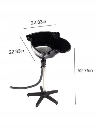 Duża Myjka Myjnia UMYWALKA Fryzjerska Przenośna Na Statywie VELLEPRO