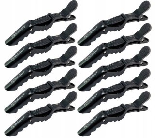 Klips do włosów 10 szt. czarne