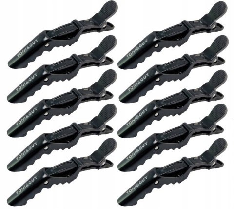 Klips do włosów 10 szt. czarne