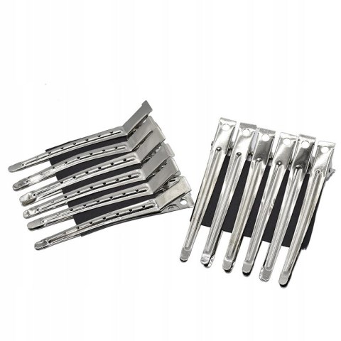 Klips do włosów Vanco 12 szt. srebrny velle pro