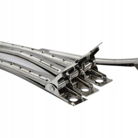 Klips do włosów Vanco 12 szt. srebrny velle pro