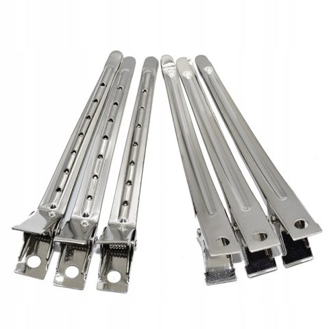 Klips do włosów Vanco 12 szt. srebrny velle pro