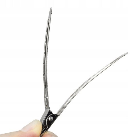 Klips do włosów Vanco 12 szt. srebrny velle pro