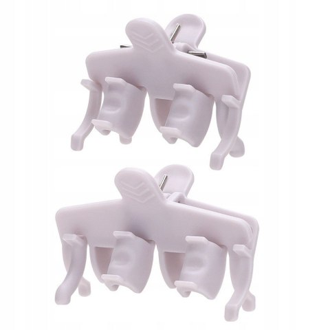 Klipsy żabki fryzjerskie do włosów fioletowe 25 szt. VELLEPRO