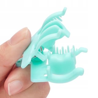 Klipsy żabki fryzjerskie do włosów zielone 25 szt. VELLEPRO