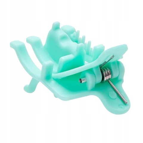 Klipsy żabki fryzjerskie do włosów zielone 25 szt. VELLEPRO