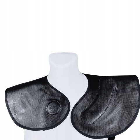 Kołnierz fryzjerski z liniami cięcia