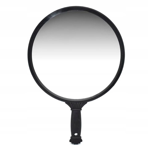 Lusterko czarny okrągłe z rączką VELLEPRO