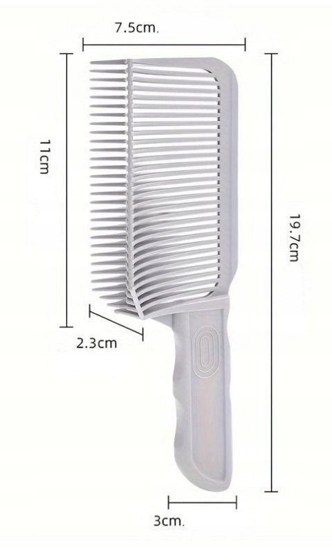 MĘSKI GRZEBIEŃ FRYZJERSKI DO STRZYŻENIA CIENIOWANIA WŁOSÓW profesjonalny