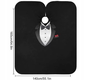 Peleryna fryzjerska do strzyżeń garnitur VellePro