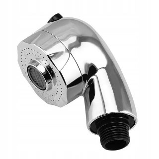 Słuchawka z wężem do myjki fryzjerskiej srebrna