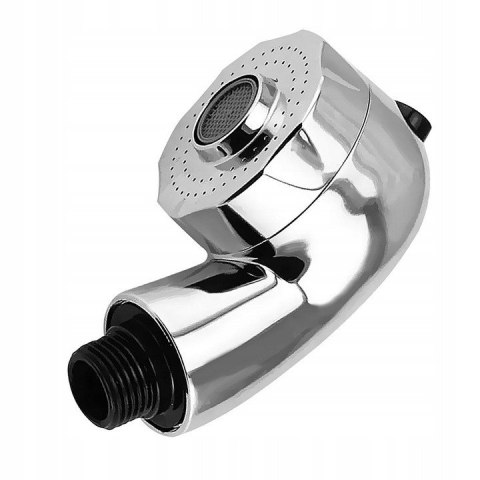 Słuchawka z wężem do myjki fryzjerskiej srebrna