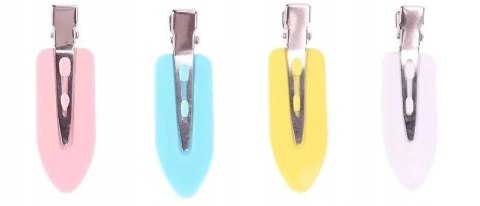 Spinki Velle Pro biały klamry wsuwki do włosów