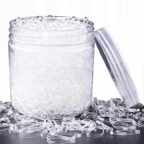 Zestaw gumek silikonowa bezbarwny 500 szt.