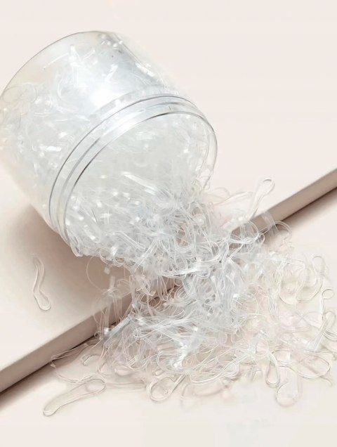 Zestaw gumek silikonowa bezbarwny 500 szt.