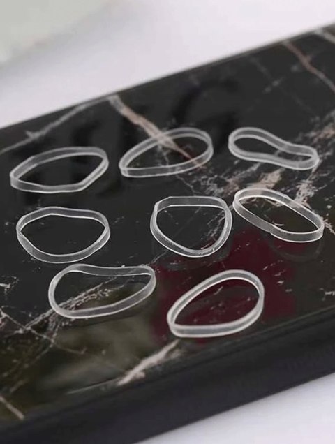 Zestaw gumek silikonowa bezbarwny 500 szt.