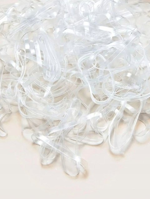 Zestaw gumek silikonowa bezbarwny 500 szt.