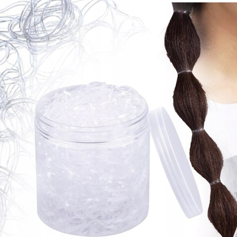 Zestaw gumek silikonowa bezbarwny 500 szt.