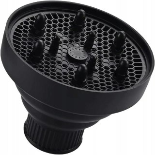 Dyfuzor do suszarek czarny uniwersalny silikonowy kompaktowy