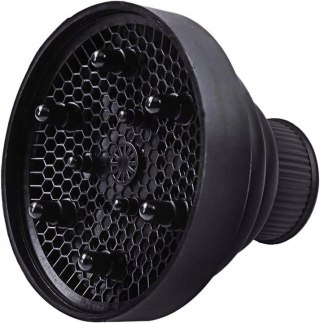 Dyfuzor do suszarek czarny uniwersalny silikonowy kompaktowy