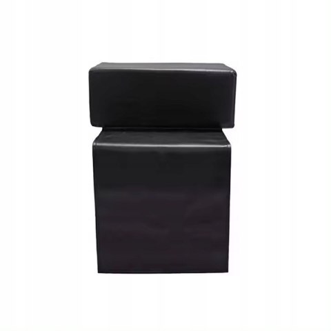 Fotel fryzjerski VellePro skóra sztuczna czarny dla dzieci