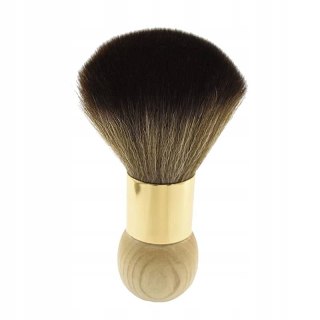 Karkówka fryzjerska pędzel do usuwania włosów ze skóry drewniana VellePro