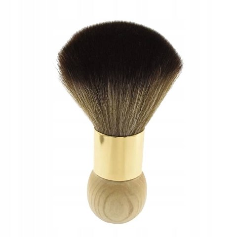 Karkówka fryzjerska pędzel do usuwania włosów ze skóry drewniana VellePro