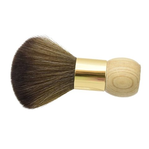 Karkówka fryzjerska pędzel do usuwania włosów ze skóry drewniana VellePro