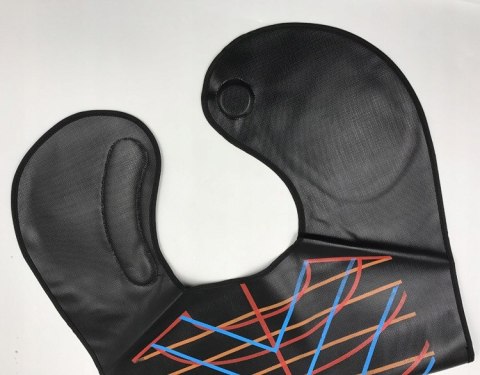 Kołnierz fryzjerski z liniami do strzyżenia