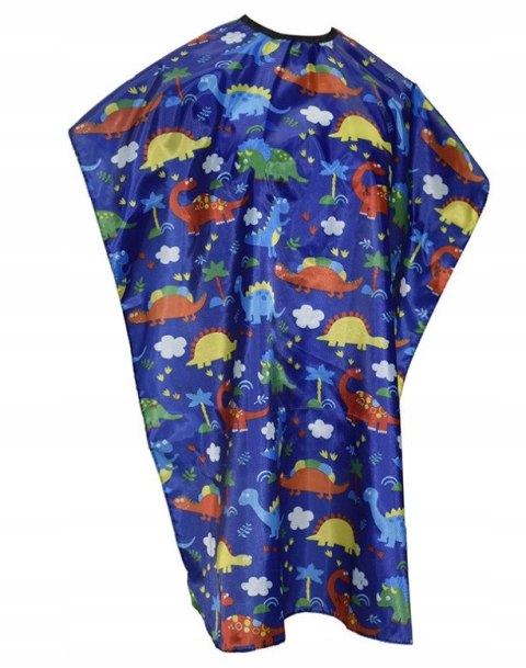 PELERYNA FRYZJERSKA DZIECIĘCA DO STRZYŻENIA DINOZAURY BARBER