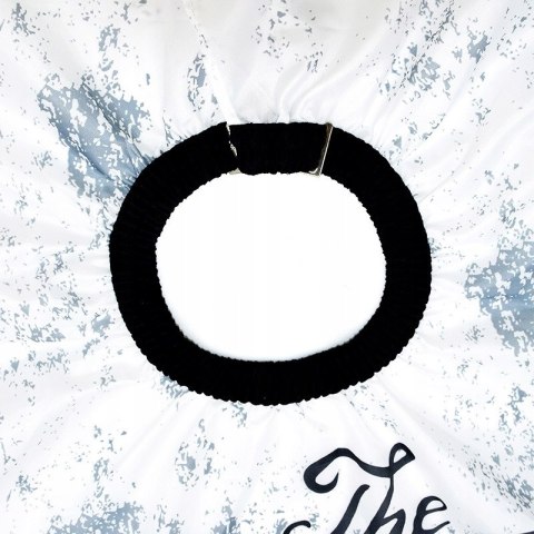 Peleryna Fryzjerska fartuch BarberWorld 140x160 cm czarno-biała barber