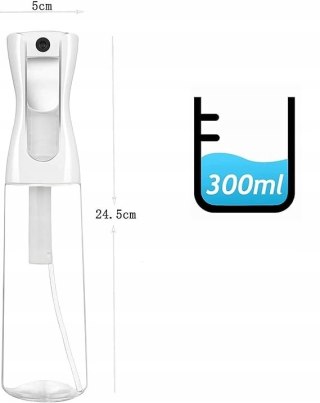 Rozpylacz fryzjerski 300 ml BIAŁY