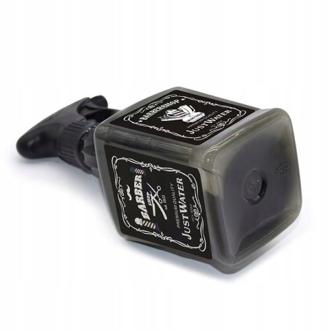 Rozpylacz fryzjerski Whisky z atomizerem dla barbera fryzjera 600ml czarny