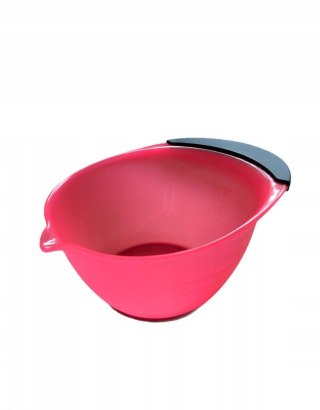 Velle Pro miseczka do mieszania farb fryzjerskich 360 ml różowa z podziałką
