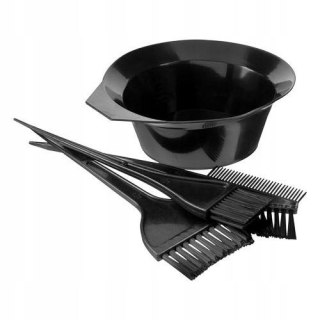 Zestaw do farbowania koloryzacji włosów miseczka pędzelki